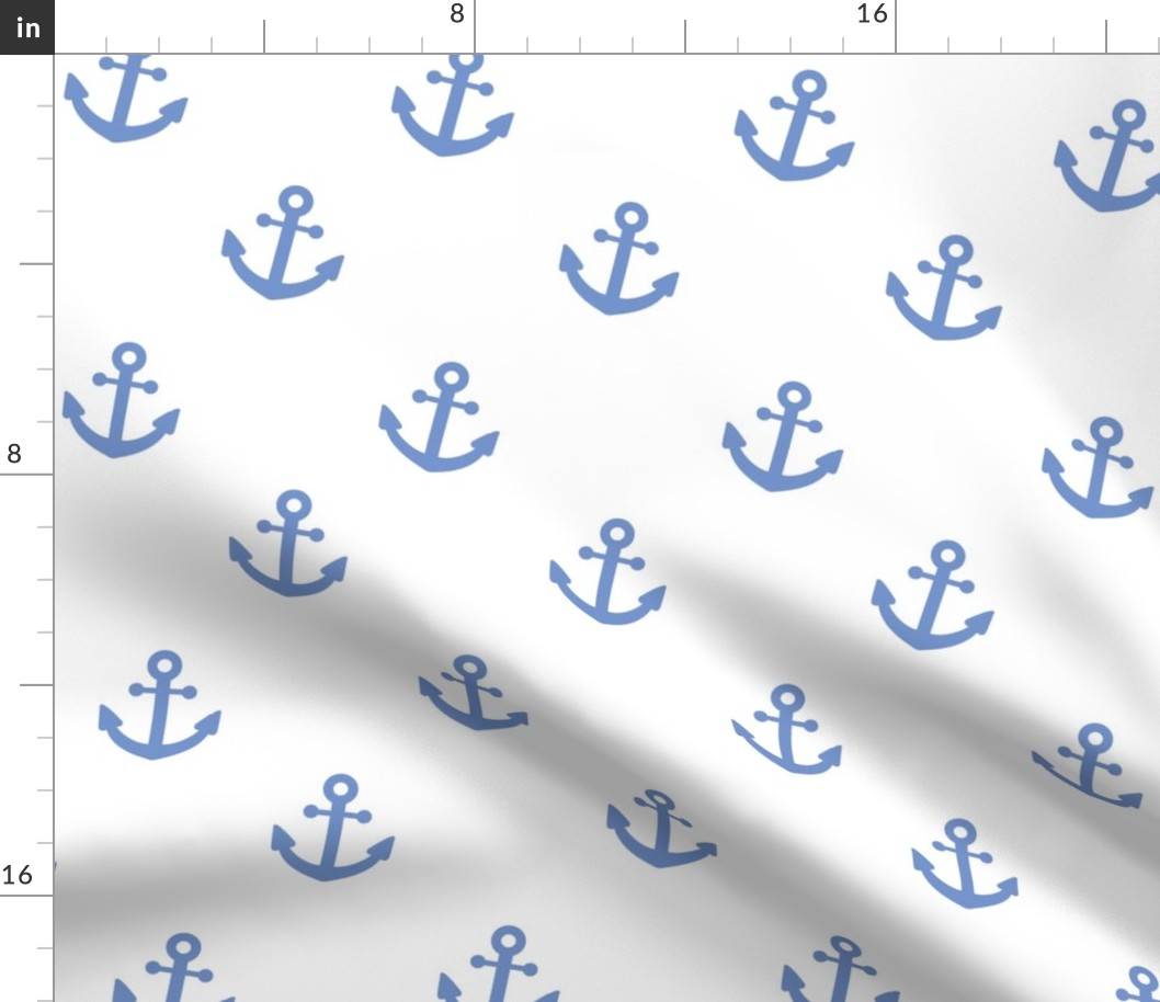 Nautical Blue Anchor