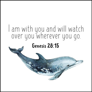 Dolphin Lovey with Bible Verse