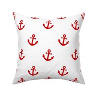 Nautical Red Anchor