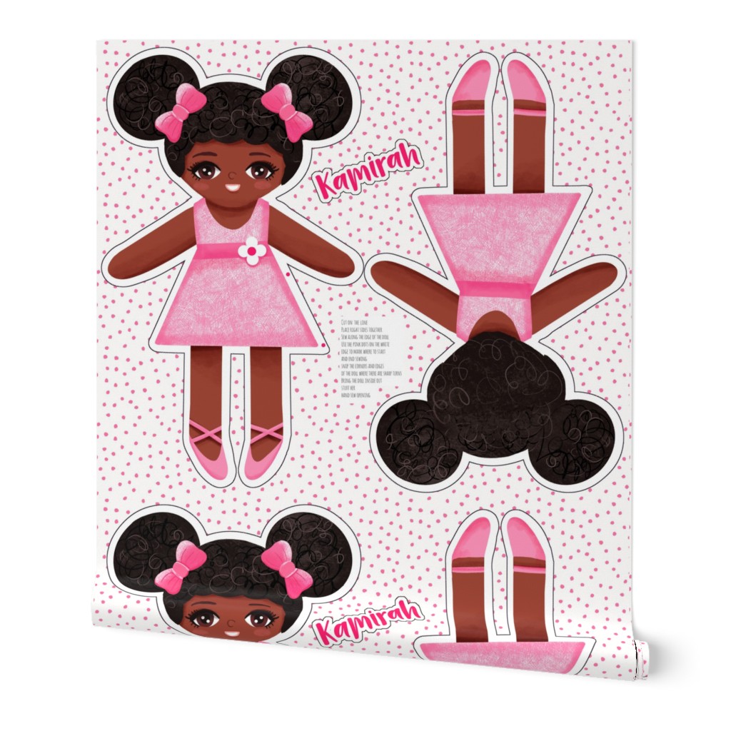 Kamirah - African American cut and sew doll
