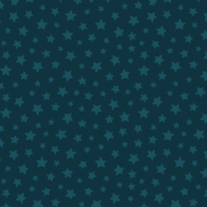 Night Sky Dark Blue Stars Basic