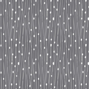 Entangled - Geometric Lines Grey Small Scale Wallpaper