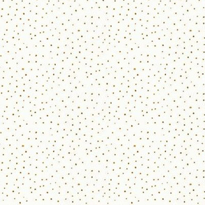 holiday gold dots coordinate white - XS