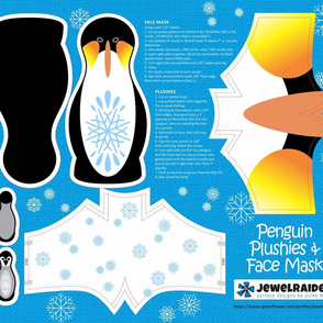 Penguin Plushies & Face Mask ©Julee Wood