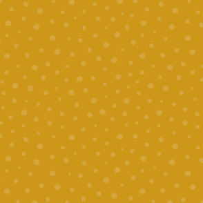 Deep Yellow Tonal Polka Dots