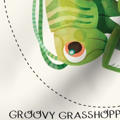 Groovy Grasshopper Pillow