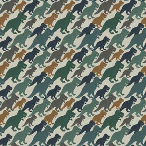 All Over Dinosaurs T-Rex Silhouette Small