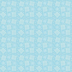 Grids and Squares - Charleston  Blue
