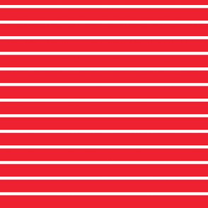red pin stripe