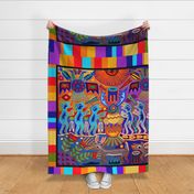 Shaman Tribal Hunters Del Sol Ritual - Design 10534721 - Large Scale