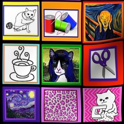 Cat Art Collage  2