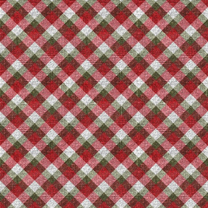 Christmas Textured Plaid 1 - small scale