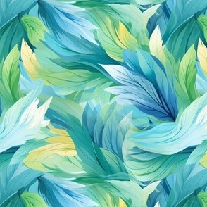 Watercolor Leaves