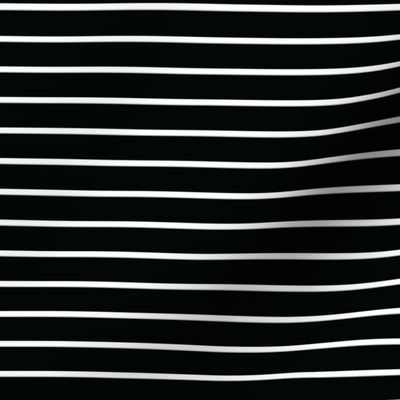black pin stripe
