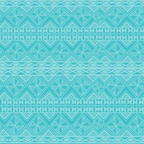 Turquoise Tribal Design