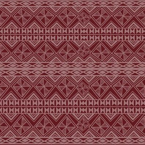 Tribal Design red/maroon  background 