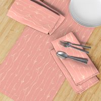  Ivory Vine Stripe Pastel Blush