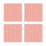  Ivory Vine Stripe Pastel Blush