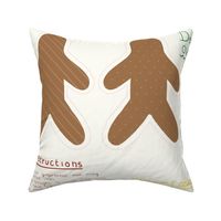 Decorate your own Gingerbread Man Pillow