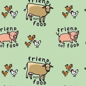 Cows and Pigs are Friends Not Food 