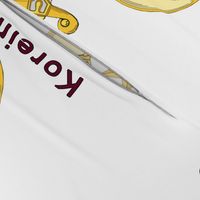 Custom 12" Shriners White Logo. You must contact designer BEFORE you place your order. Fabric print just like the preview shows.