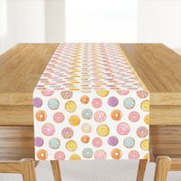 Watercolor Donuts - Rainbow Pastel