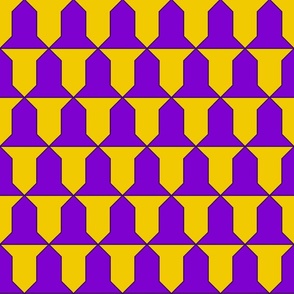 vairy, purpure and or (purple and yellow)