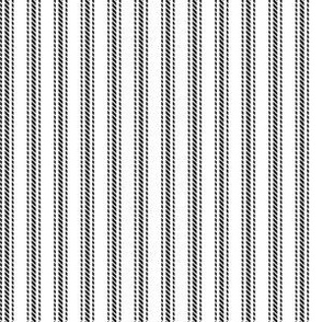 Pillow Ticking Stripe Black & White