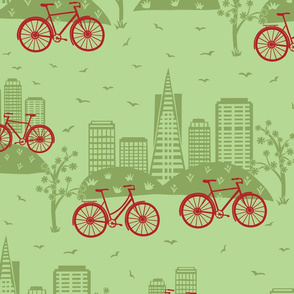 City Bikes Green