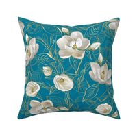 Southern Magnolias | Cool Blue #007a99