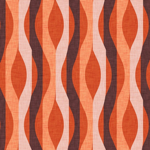 Mod Stripes Orange