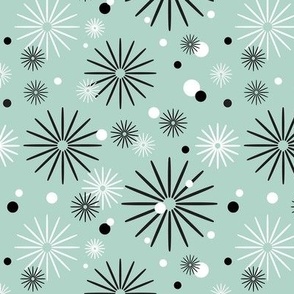 Atomic Sparkles - Sea Foam Aqua 