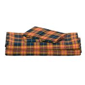 Navy Orange Yellow Plaid