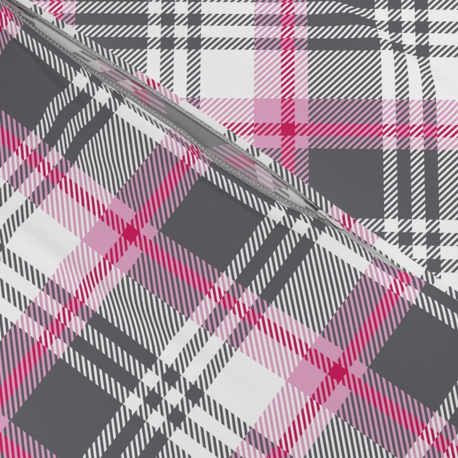 White Gray Plaid