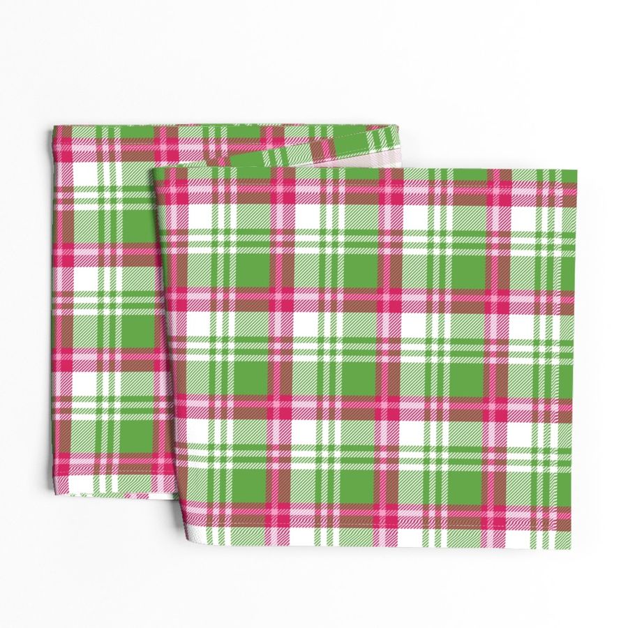 White Green Plaid