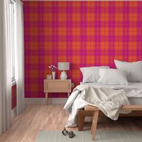 Small Pink Orange Plaid