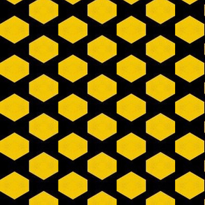 Grunge-Yellow Quadrants on Black