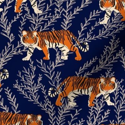 Tigers and Vines Blue