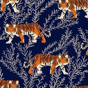 Tigers and Vines Blue