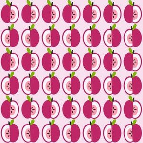 Tiny Apples in a Row, pink
