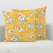 Southern Magnolias | Yellow #f4be49 PMS142