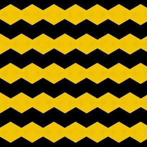 Black & Grunge-Yellow Zig-Zag - V.1