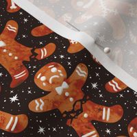 Gingerdead Men - Spooky Gingerbread - Black