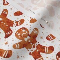 Gingerdead Men - Spooky Gingerbread -White