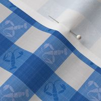 Crawfish Table Cloth - Blue