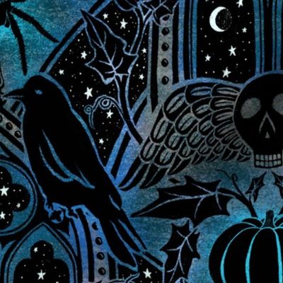 Gothic Halloween - Eerie Blue - Large Scale