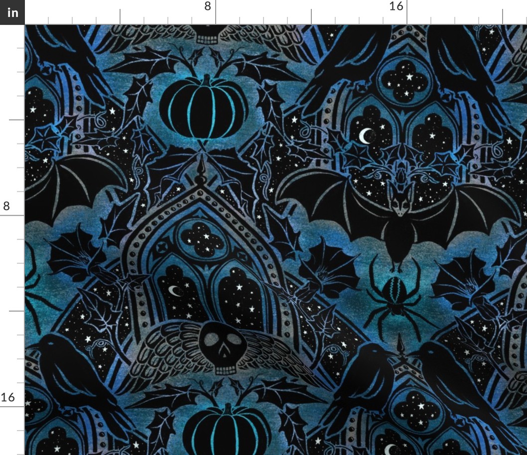 Gothic Halloween - Eerie Blue - Large Scale