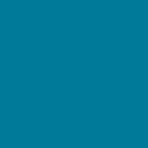 Coordinating Solid Cool Blue #007a99