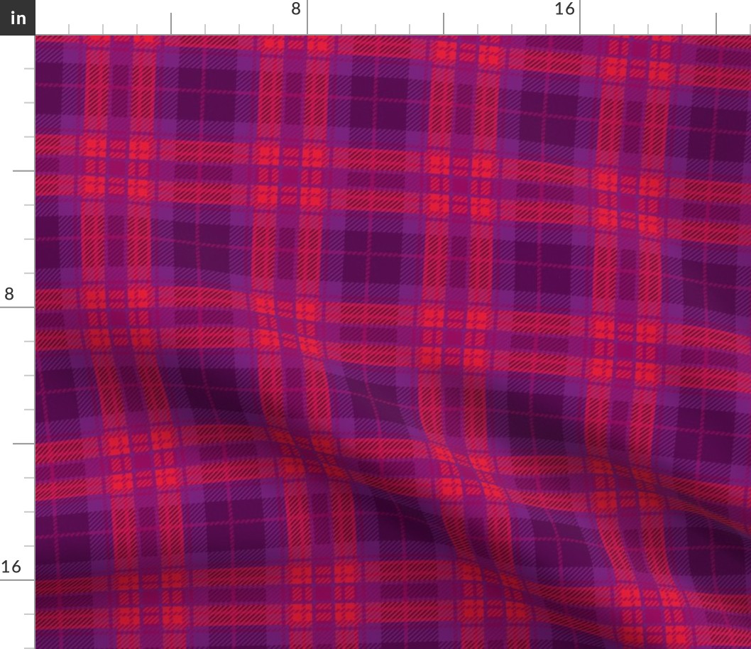 Purple Red Plaid