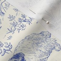 Country Dogs Toile